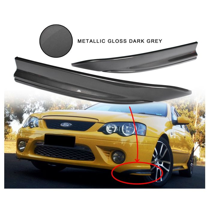 LH+RH Pair Front Bumper Bar Pod side spoiler For Ford Falcon BF XR6 XR8 Turbo