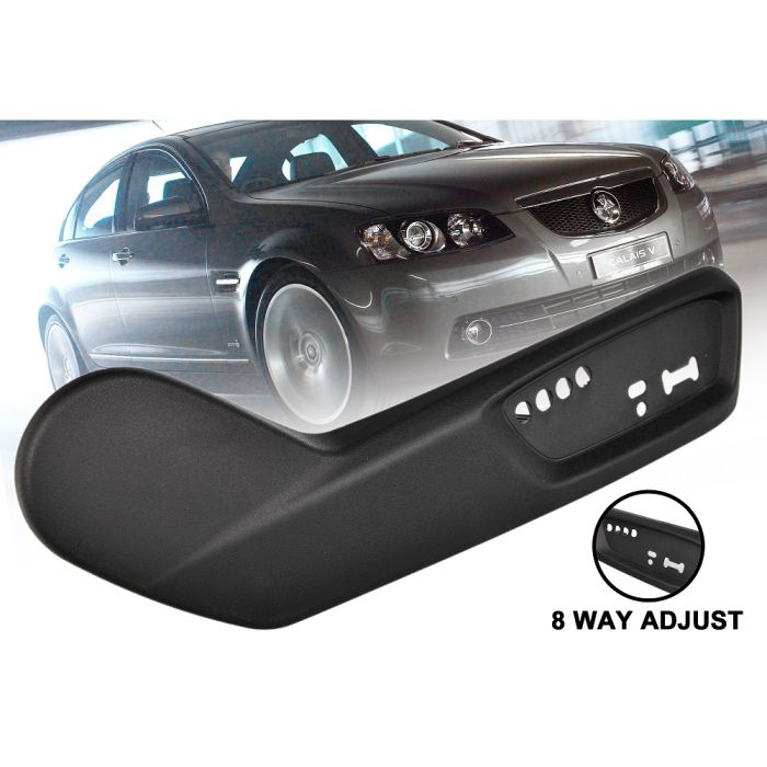 RH Front Driver Side Seat Trim Plastic 8Way Black For Holden Commodore VE Calais