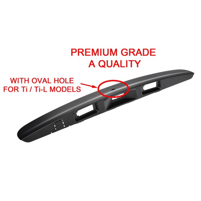 Tailgate Door Handle Garnish Cover Black W/H For Nissan Dualis J10 07~14 Ti/Ti-L
