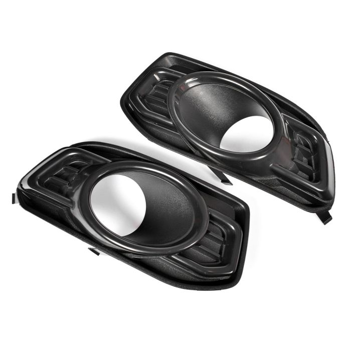 Set LH+RH Fog Light Bezel Cover Black For Ford Falcon FG Series 2 MKII G6 11-14