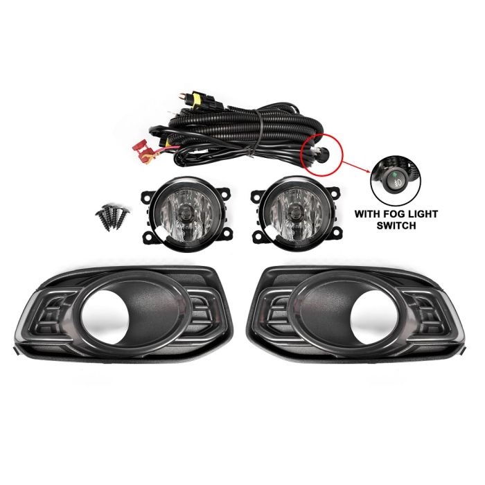 UPGRADE Fog Light Spot Driving Lamp KIT BLACK For Ford Falcon FG Ser 2 XT 11-14