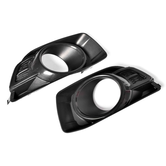 Set Pair Fog Light Bezel Covers Black For Ford Falcon FG MK2 11~14 XR XR6 XR8
