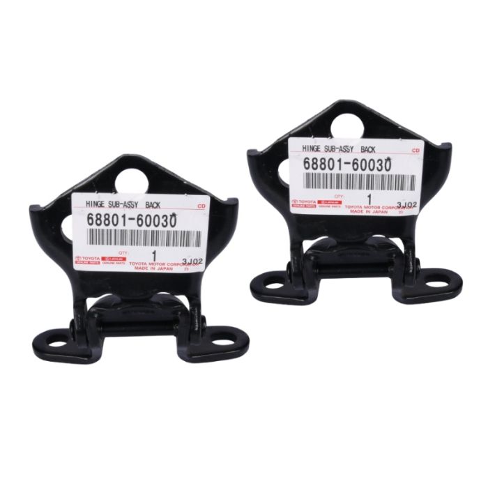 2x Genuine Toyota Prado 90 Series KZJ KDJ Upper Lower Back Door Tailgate Hinge 68801-60030