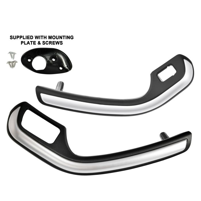 Front Pair LH+RH Inner Door Trim Handle Pull Grab For Ford Falcon BF 05~11