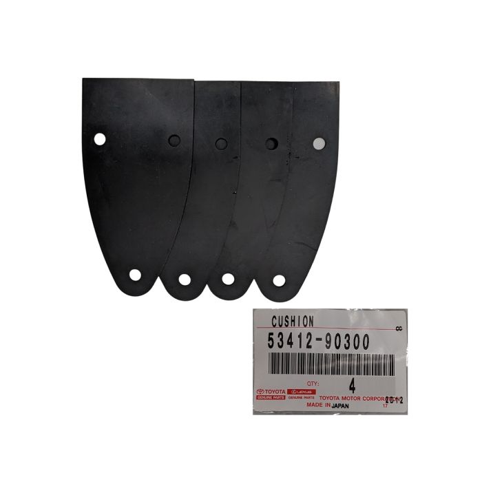 1x Genuine Toyota LandCruiser 40 series FJ40 FJ43 FJ45 Bonnet Hinge Rubber Set of 4 53412-90300