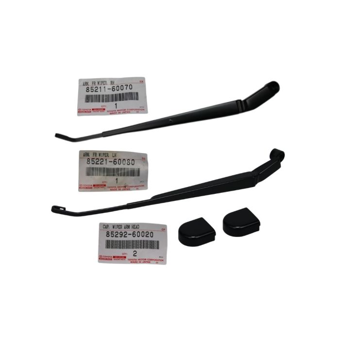 Genuine Toyota LandCruiser 70 73 74 75 Series RHD Only Wiper Arm Cover Set