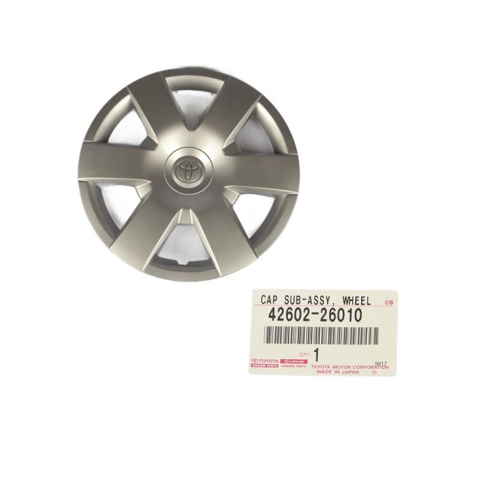 Genuine Toyota Hiace TRH200 TRH201 TRH221 TRH223 01.2005-On Hub Cap 15 42602-26010