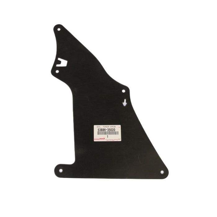 GENUINE Toyota Prado 120 Series 2003-2009 Front Fender Guard Rear Splash Seal 53886-35020