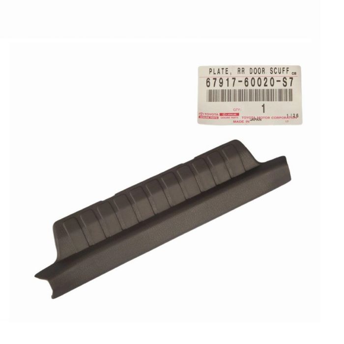 GENUINE Toyota LandCruiser VDJ76 VDJ79 Scuff Plate Sill Trim Rear Left = Right Grey 67917-60020-S7