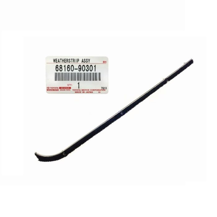 Genuine Toyota LandCruiser 40 Series FJ BJ Front RH Door Glass Inner Rubber Seal 68160-90301