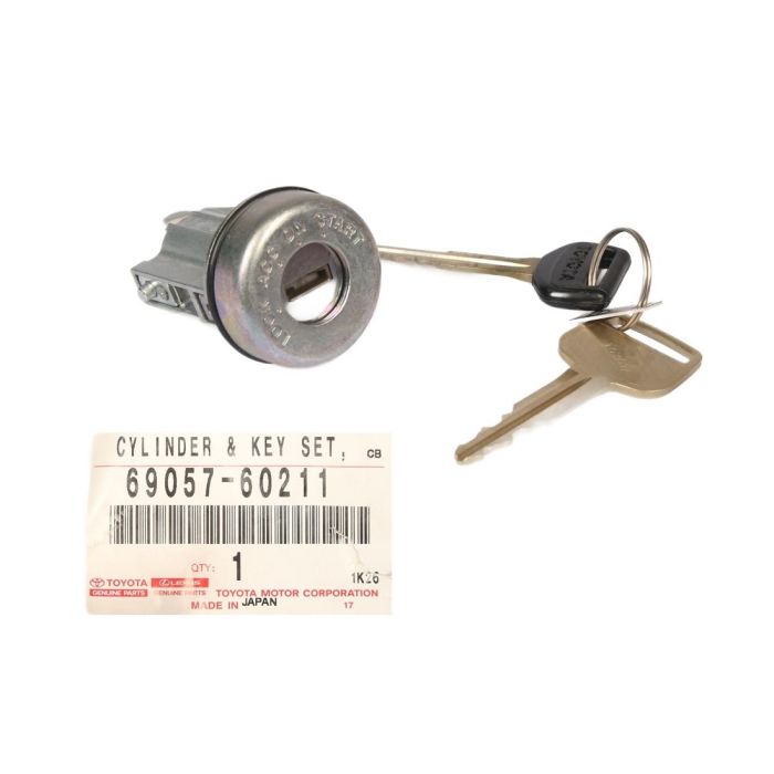 Genuine LandCruiser 79 78 Series HDJ HZJ FZJ Ignition Barrel Key With Cylinder 69057-60211