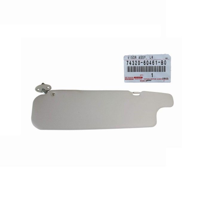GENUINE Toyota LandCruiser 70 Series LH Sun Visor HZJ78 HZJ79 HDJ78 HDJ79 Grey 74320-60461-B0