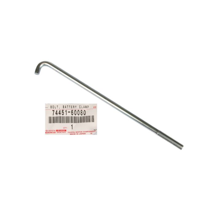 Genuine Toyota LandCruiser URJ200 GRJ200 Battery Hold Down Clamp Bolt Rod J Hook 74451-60080
