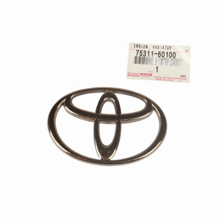 Genuine Toyota LandCruiser UZJ100 Front Grille Badge Emblem Gold LHD 75311-60100