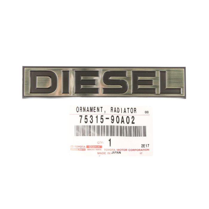 GENUINE Toyota LandCruiser 40 Series and 60 Series DIESEL Grille Badge Emblem 75315-90A02