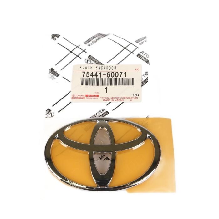 Genuine Toyota LandCruiser 80 Series HDJ FZJ Back Tail Toyota Logo Badge Emblem 75441-60071