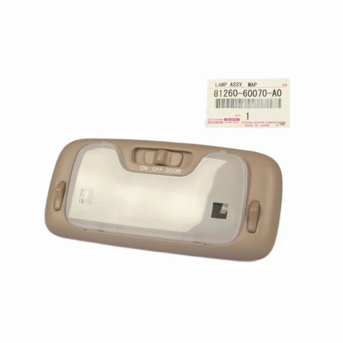 Genuine Toyota LandCruiser 100 Series HDJ Interior Dome Light Lamp Middle Ivory 81260-60070-A0