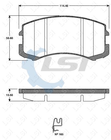 Front Bendix Brake Pads And Rotor For Mitsubishi LANCER CG CH 2 0 4 Studs 02 07